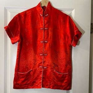 ESME Vintage Women’s Chinese Knotted Blouse